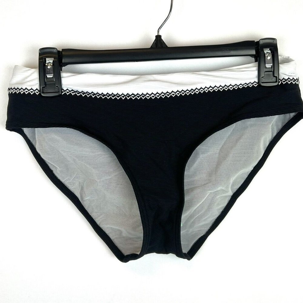 Sea Level Swim Women’s Valentina Black/White Bikini Bottom Size 8
